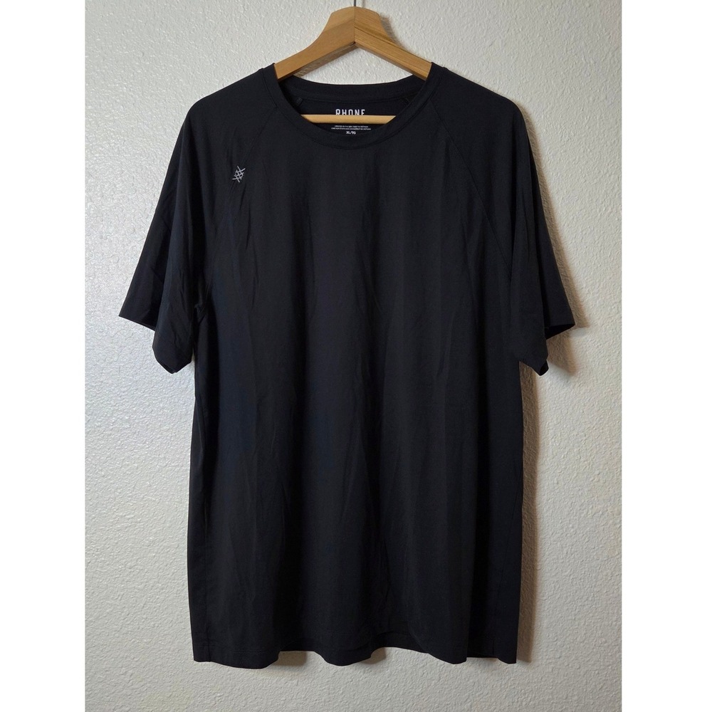Rhone Men's XL Black Performance T Shirt Athletic Gym Training Lightweight